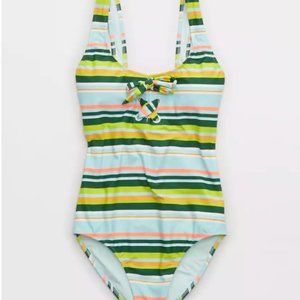 Aerie Grommet Scoop One Piece Swimsuit